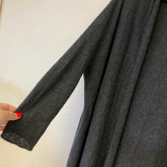 The Row Cashmere Silk Open Front Cardigan Small Black - Picture 5 of 5